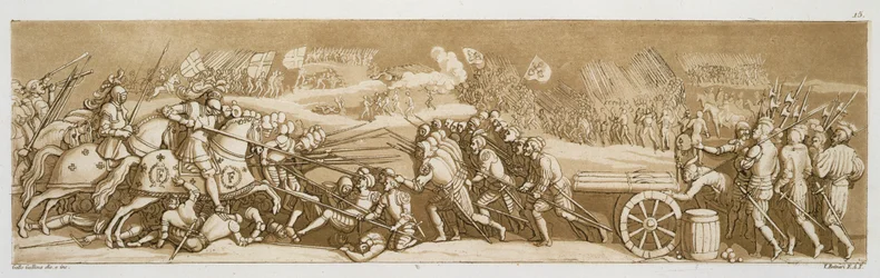 Die Schlacht von Melegnano, 1515, Tafel 15 aus 